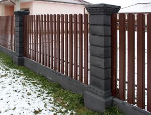 Металический штакетник евроштакетник для заборов